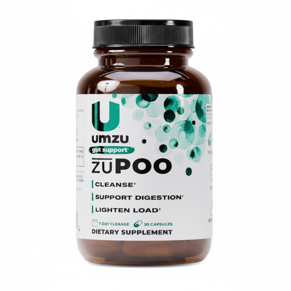 UMZU zuPOO Colon Cleanse & Gut Support | Gentle Detox | 30 Capsules