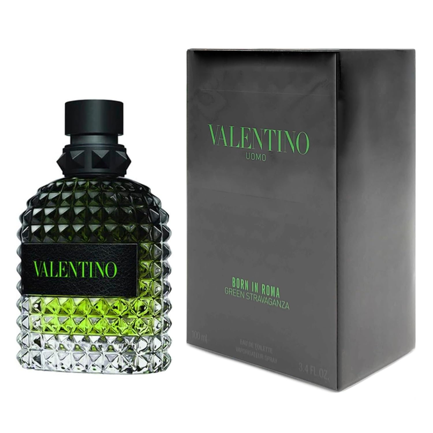 Valentino Uomo Born In Roma Green Stravaganza EDT | Men 3.4 oz