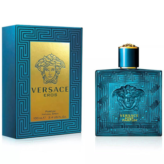 Versace Eros Parfum | 3.4 oz | Intense Woody Men's Fragrance