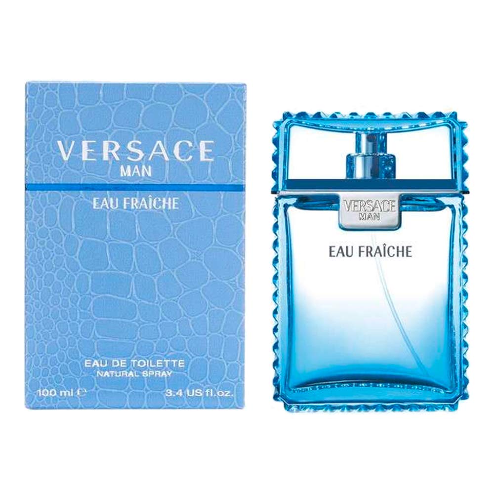 Versace Man Eau Fraiche EDT | Men 3.4 oz | Fresh Woody