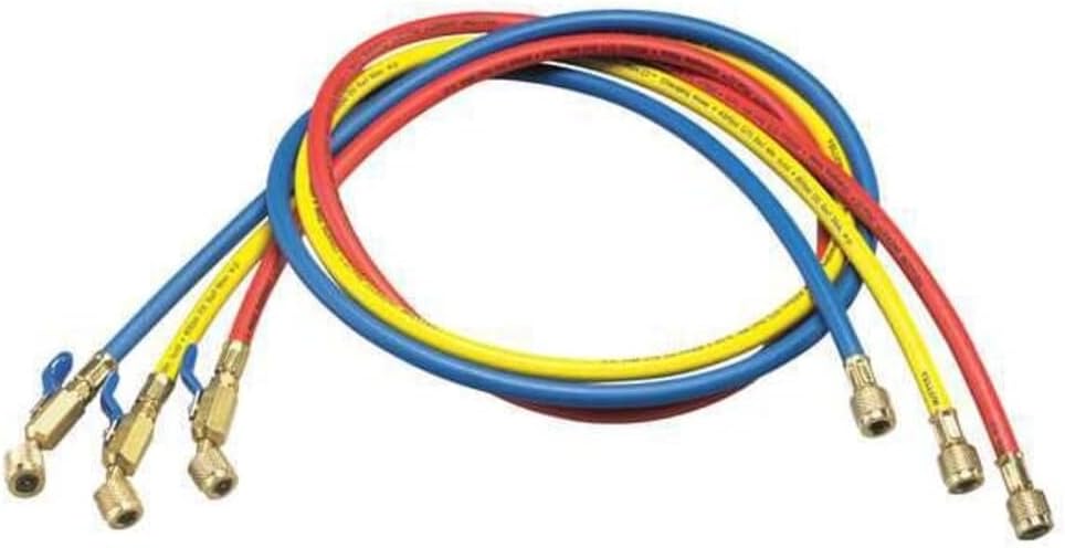 Yellow Jacket 29986 Manifold Hose Set | 72" | Low Loss | HVAC